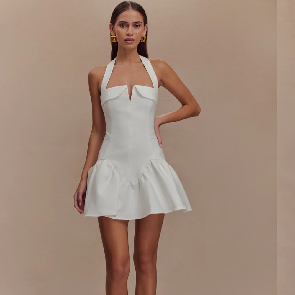 Meshki White Mini Dress